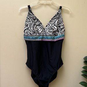 Ocean Dream Collection swimsuit, size 14